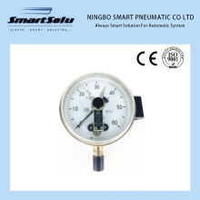 Magnetic Snap-Action Yxc-100 Industrial Bottom Mounting Types Electric Contact Pressure Gauge